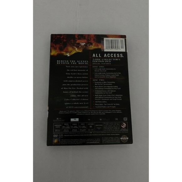 Man On Fire All-Access Collector's Edition 2- Disc Set. DVD - Picture 2 of 7